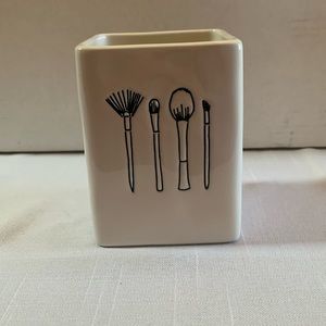 Rae Dunn Square make up brush holder